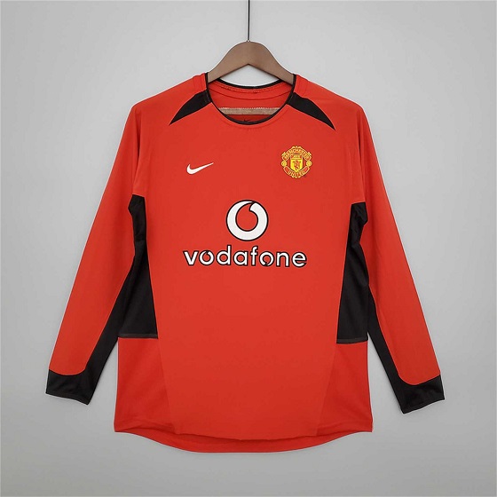 AAA Quality Manchester Utd 02/04 Home Long Jersey